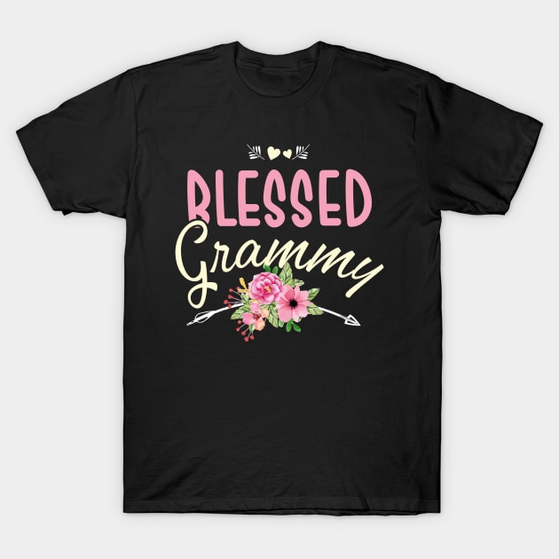 Blessed Grammy Shirt  Thanksgiving Gift T-Shirt by jonetressie